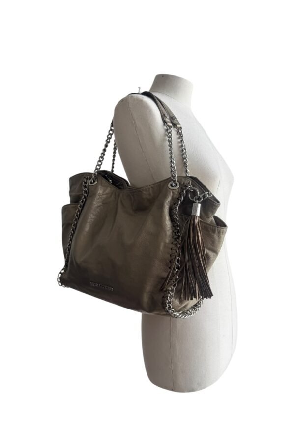 MICHAEL KORS - CHELSEA METALIC BAG - Image 9